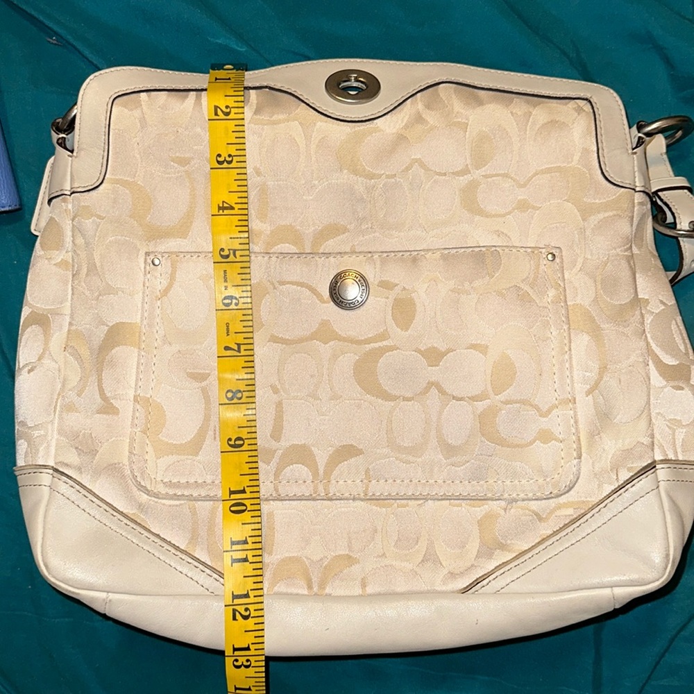 Designer shoulder bag coach